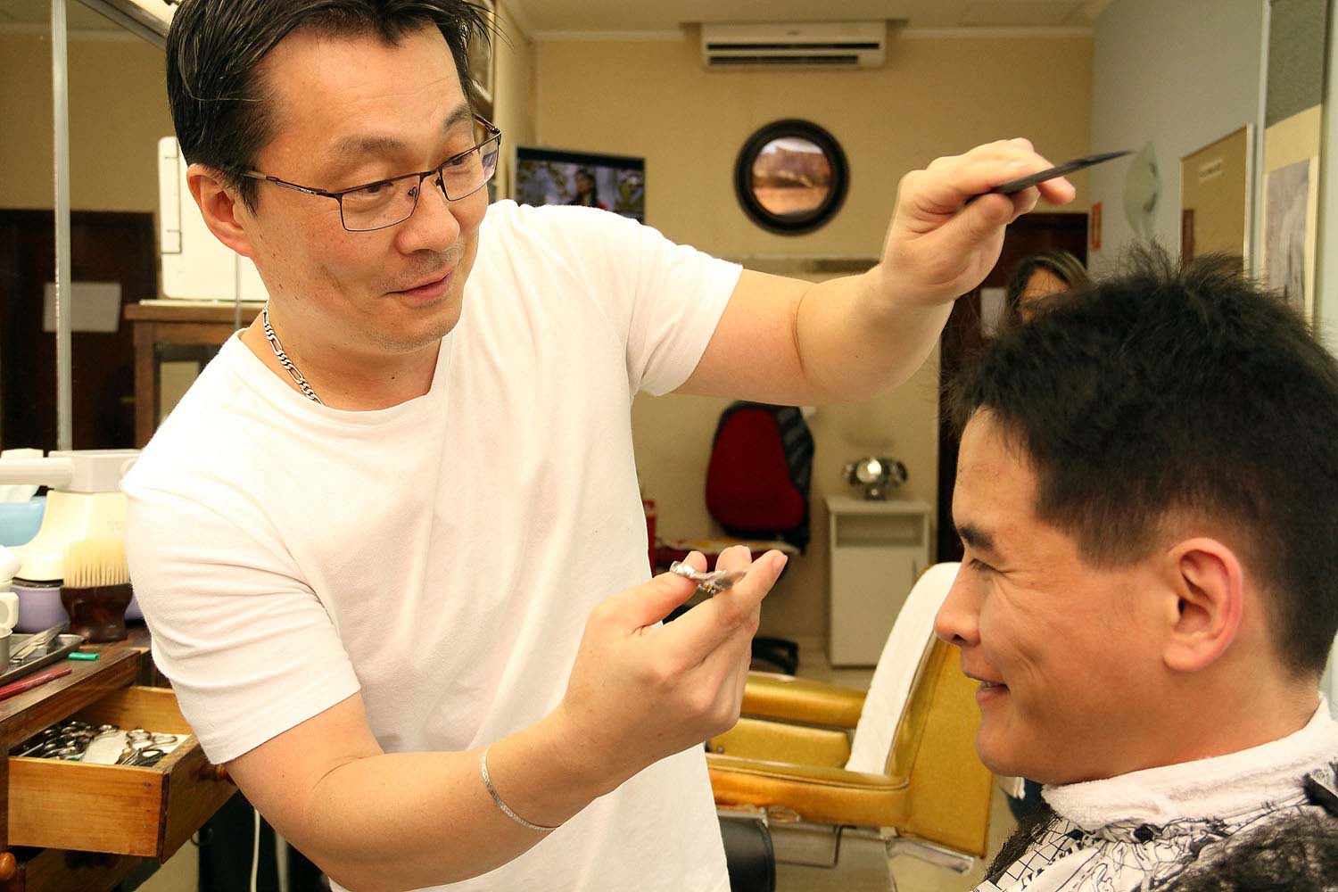Image result for Japanese barber