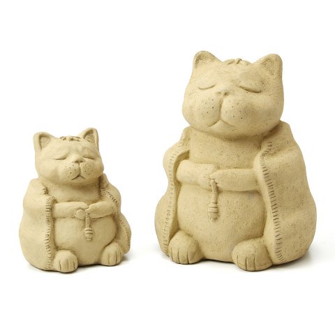 Image result for cat in buddhist  robes