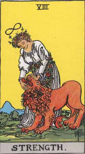 Image result for strength Tarot card