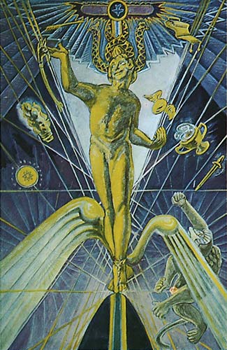 The Magus – Thoth Tarot Card Meaning - Crowley-Thoth