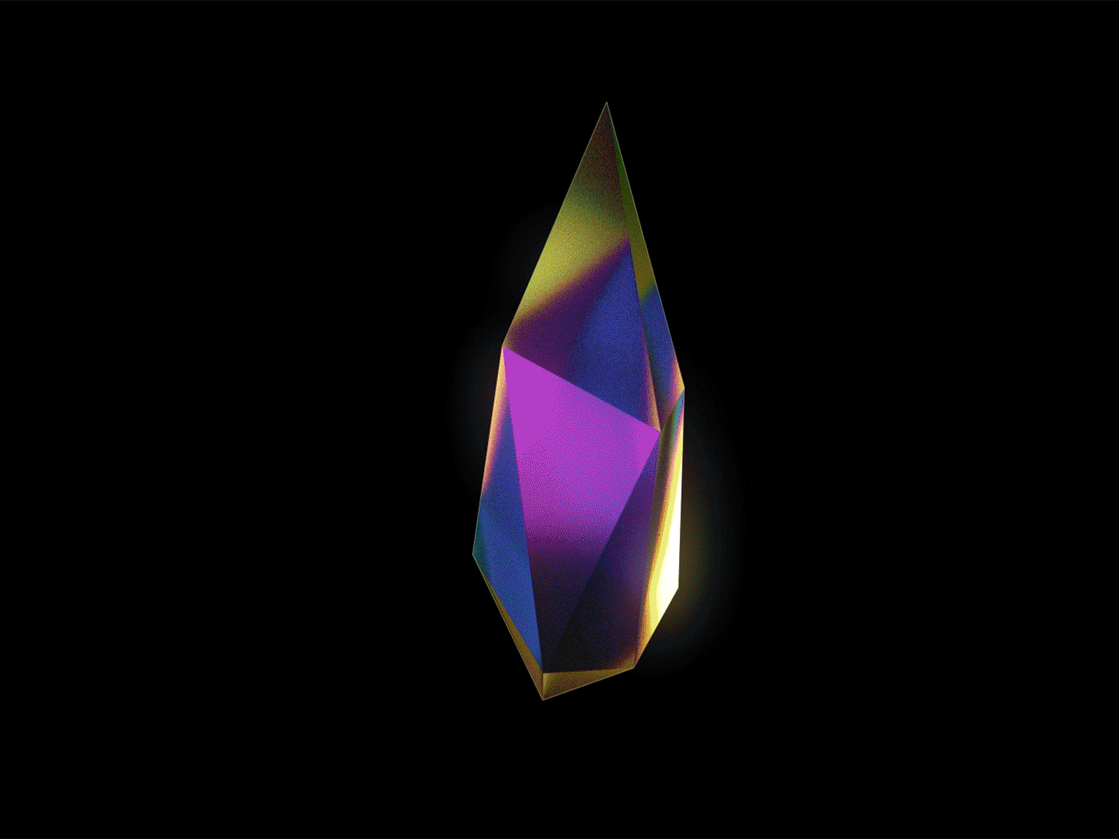 3D Iridescent Crystal - Tutorial