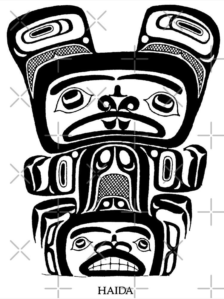 Haida North American Indian Tribal Art Print