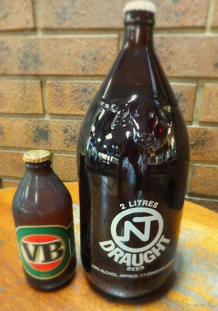 Very big bottle of beer!! - 48/365 | This is a Darwin stubbi… | Flickr