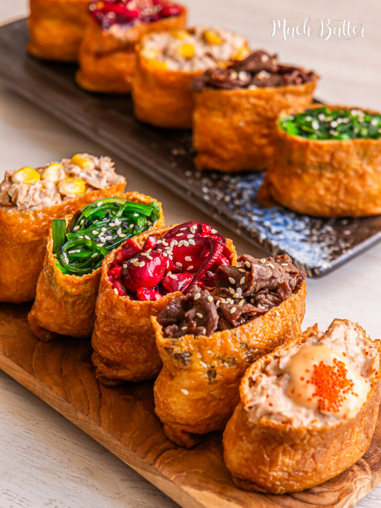 Inari Sushi with 5 Type Toppings