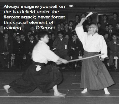 Image result for Master ueshiba fan stike to eyes