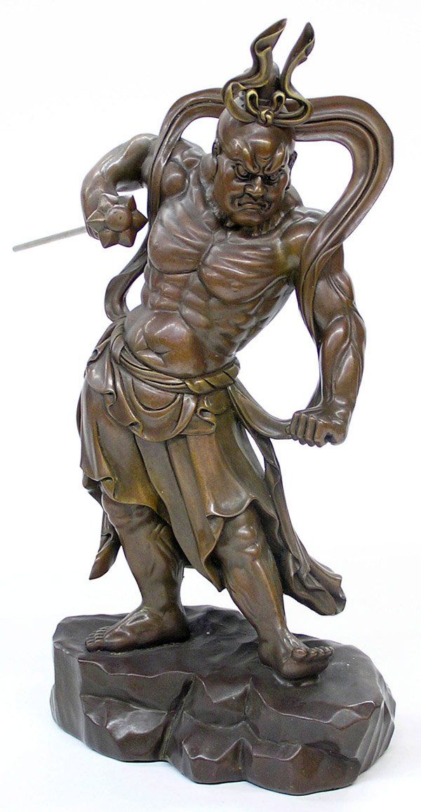 Image result for Japanese temple guardian statue