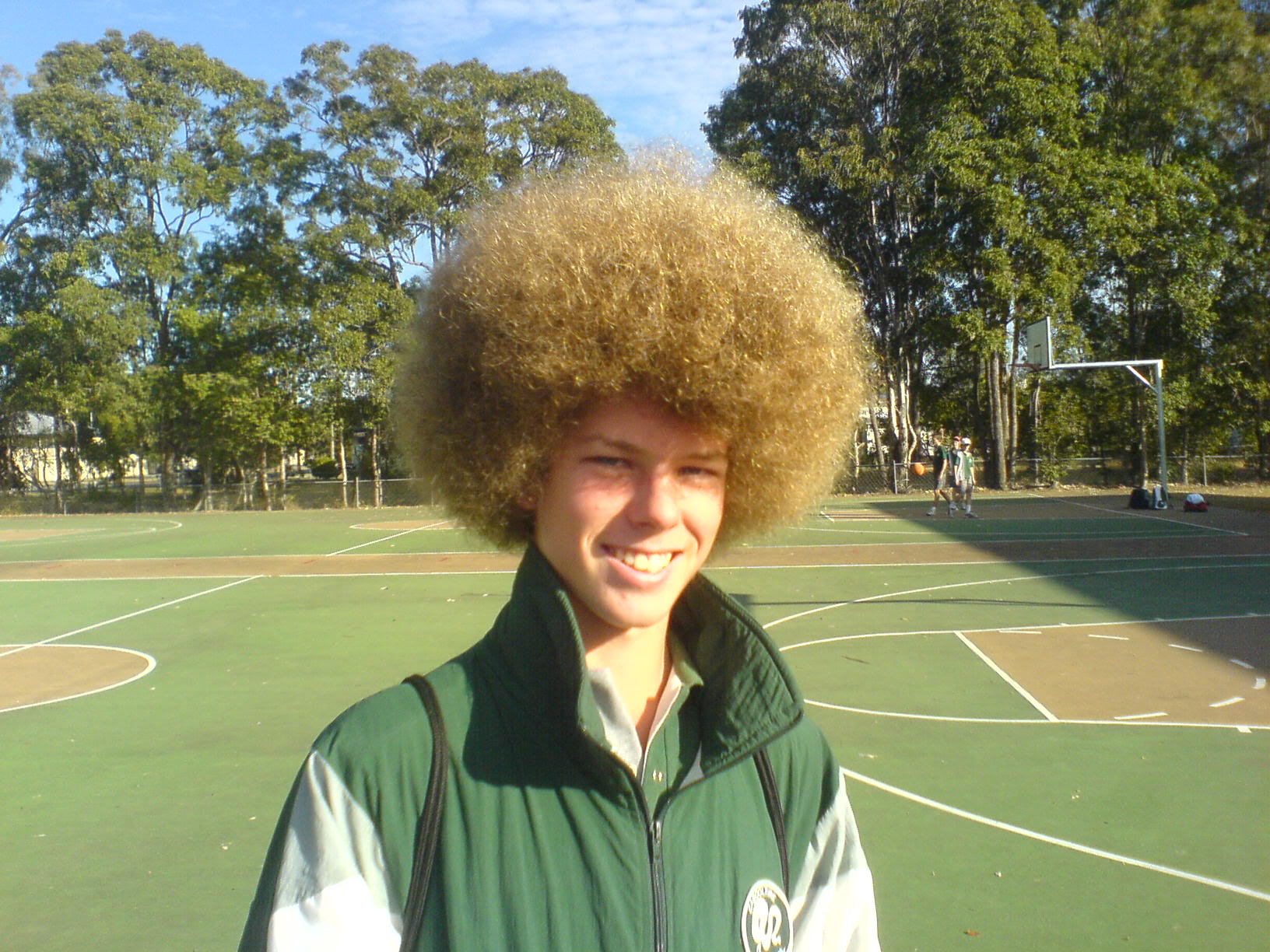 Image result for white guy  afro hairdo