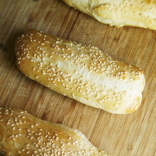 Sesame Hoagie Roll Recipe | Sarah's Cucina Bella