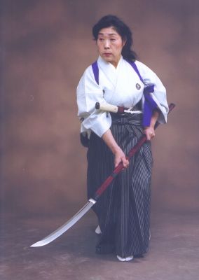 Image result for woman using naginata