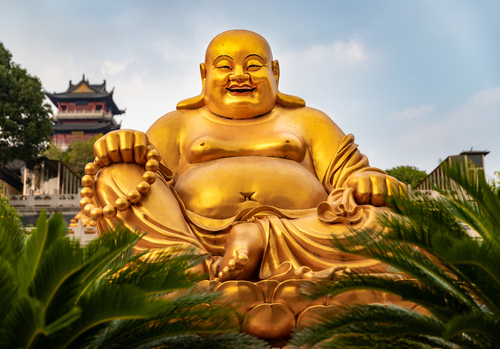 Laughing Buddha - Tirupati Rushivan