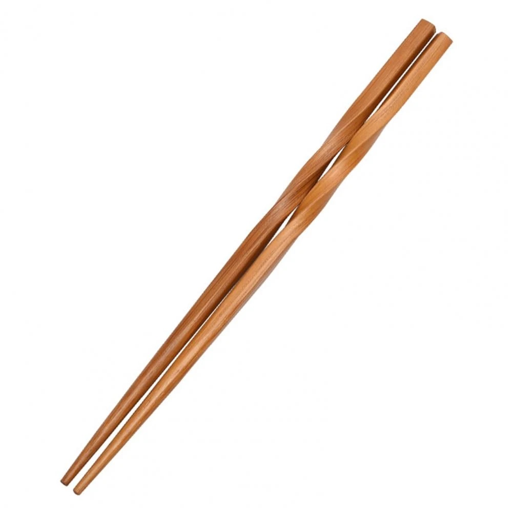 5 Pairs Chopsticks Non slip High temperature Resistant Natural Bamboo Wood  Carbonized Twist Chinese Chopsticks Kitchen Gadget| | - AliExpress