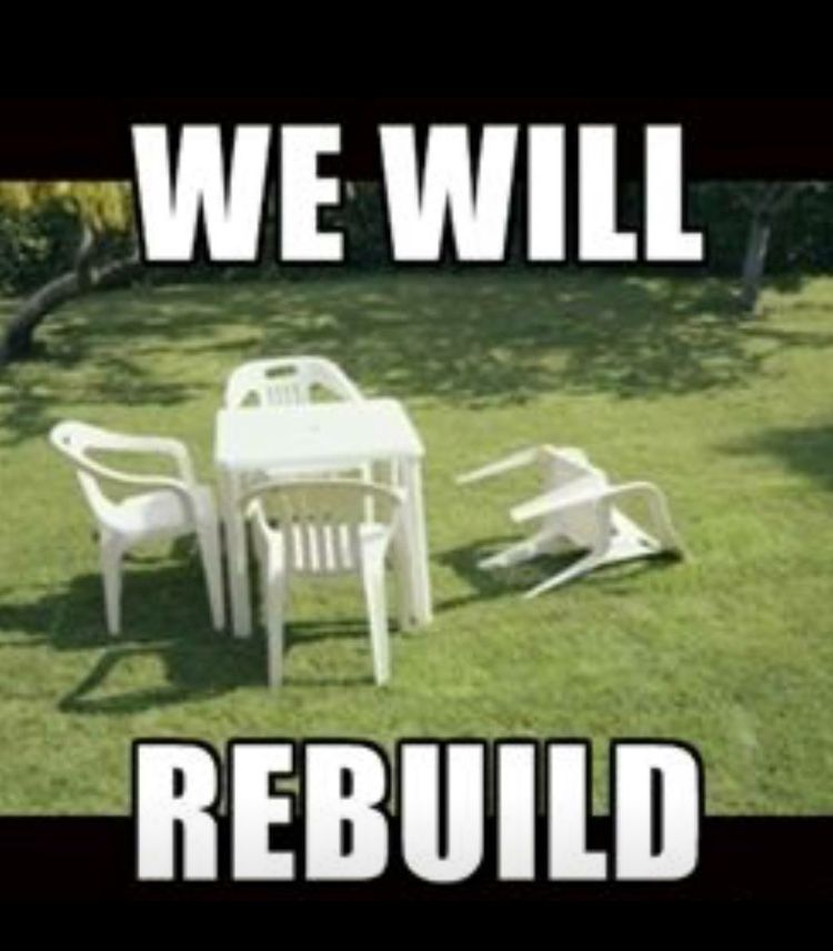 Pin by Martha Medrano on Signs n stuff | We will rebuild, Friday funny ...