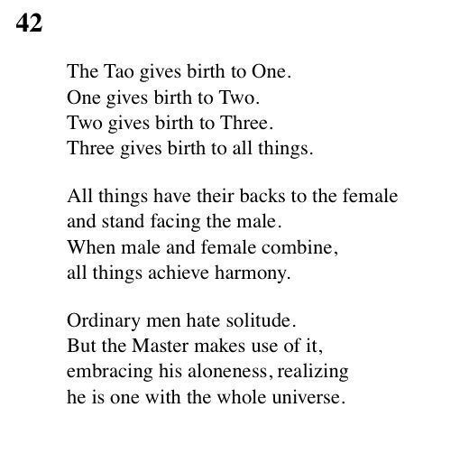 Image result for tao te ching verse 42 quote