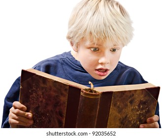 young-boy-reading-excited-old-260nw-9203