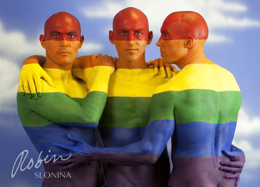 「pride parade rainbow body paint」的圖片搜尋結果