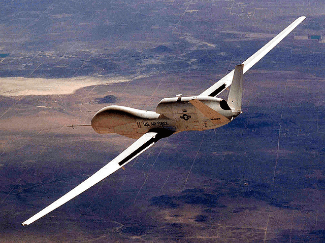 The Air Force's Global Hawk Unmanned Aerial Vehicle Makes Aerospace History As The First Uav To Fly Unrefueled 7,500 Miles Across The Pacific Ocean From Edwards Air Force Base, Calif., To Australia, April 22, 2001. The Global Hawk Arrived At The Royal Australian Air Force Base Edinburgh Near Adelaide Early â¦