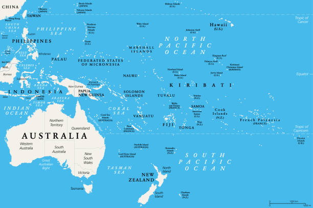 1,100 Map Pacific Islands Cartography Australia Stock Illustrations, Royalty-Free Vector Graphics & Clip Art - iStock