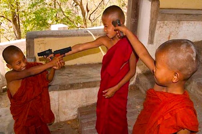 Monks With Guns: Discovering Buddhist Violence | Religion Dispatches