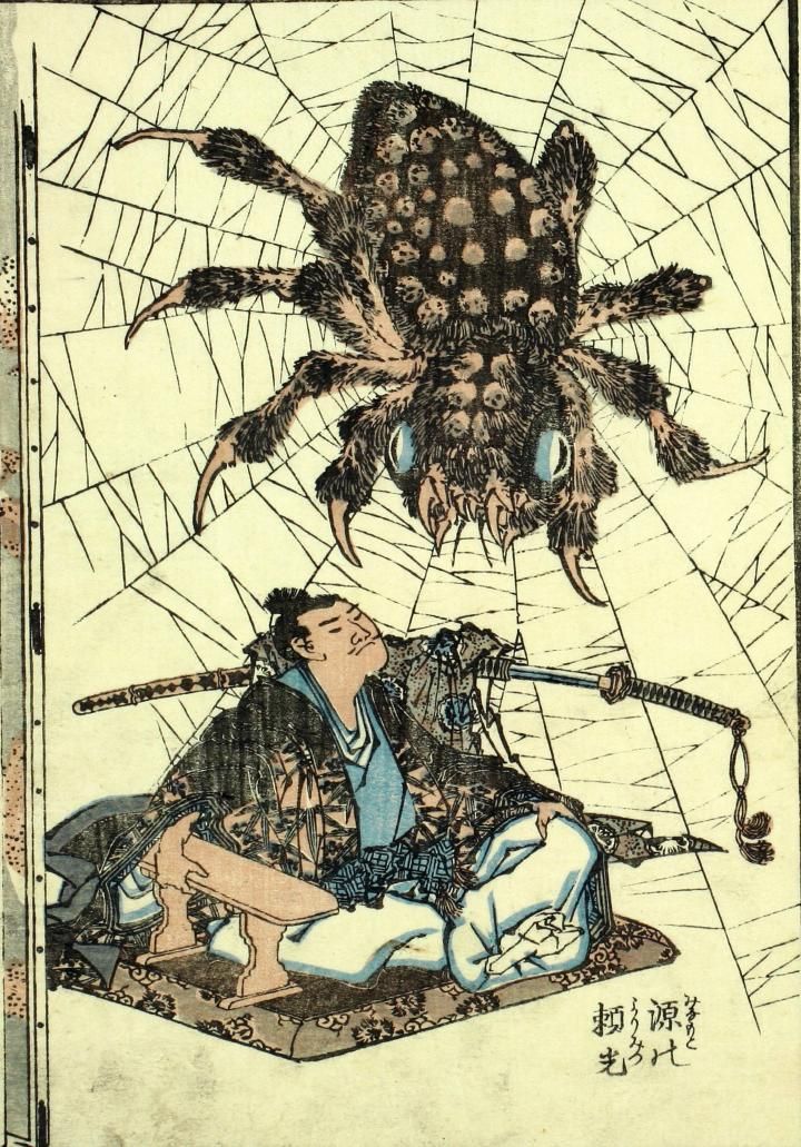 Image result for Japanese  spider  kami