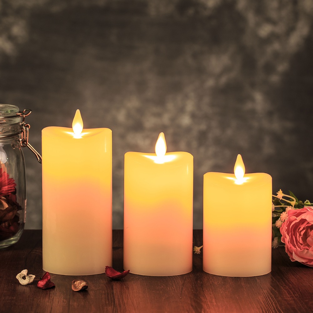 Moving-Wick-Flameless-LED-Advent-Candles