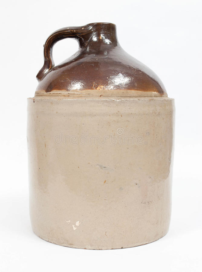 Moonshine jug stock image. Image of clay, glazed, rustic - 27278613