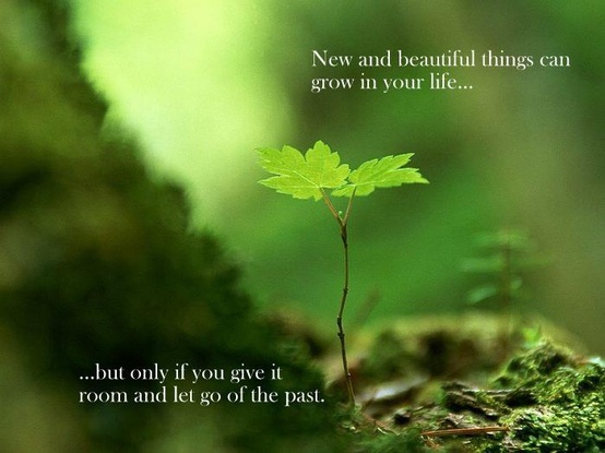 New and beautiful things can grow in your life... But only if you ...